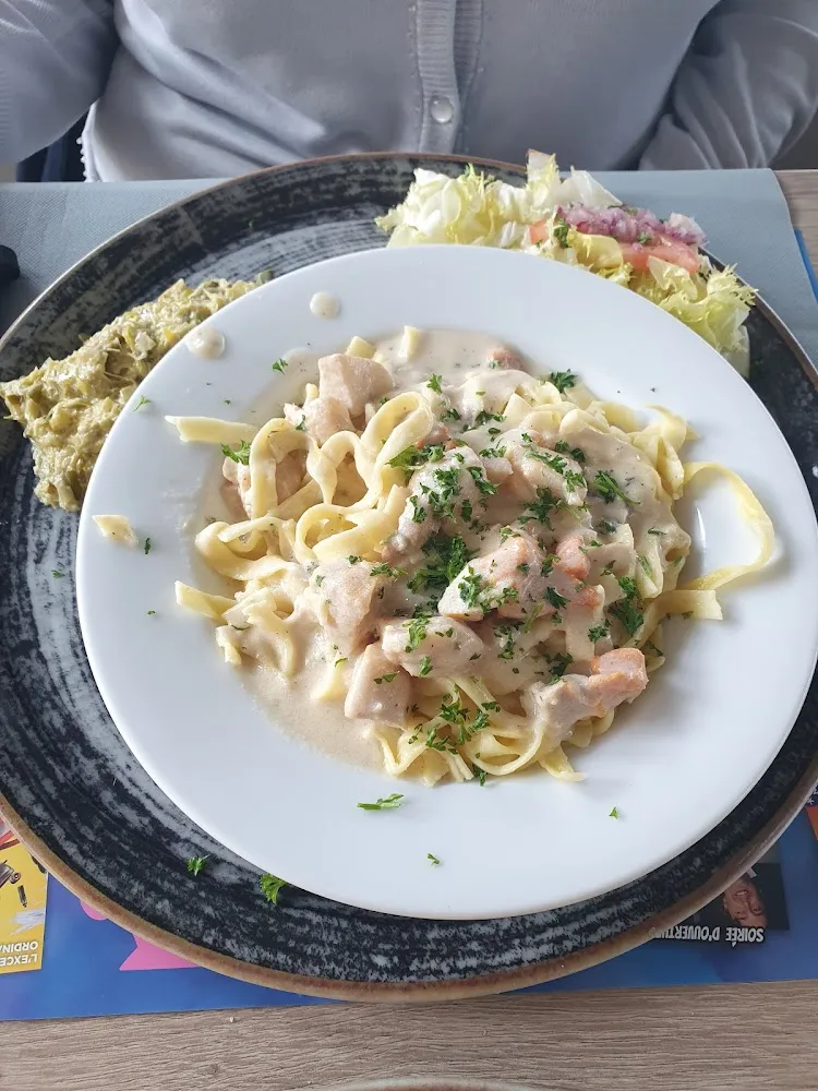Tagliatelles Au Saumon